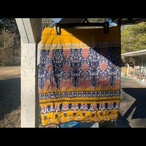 J. Crew Patterned Pencil Skirt